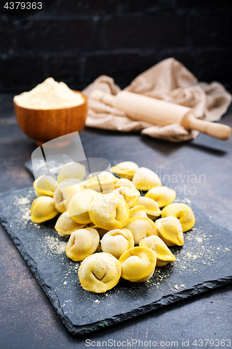 Image of raw dumplings