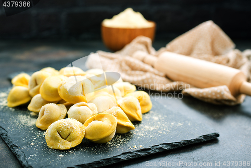 Image of raw dumplings