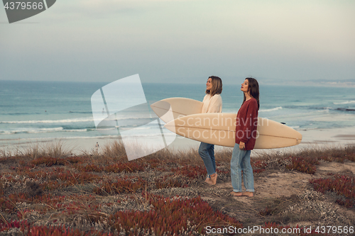 Image of Checking the waves