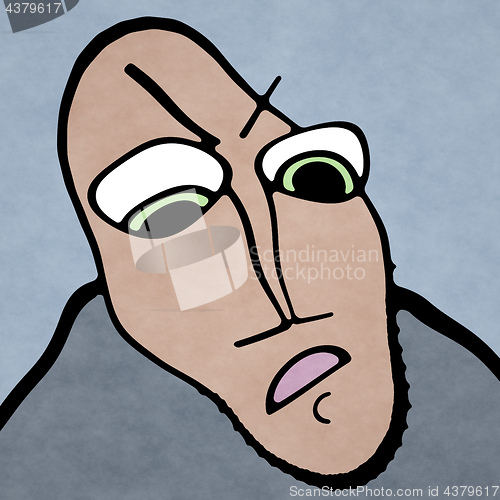 Image of a simple male man portrait