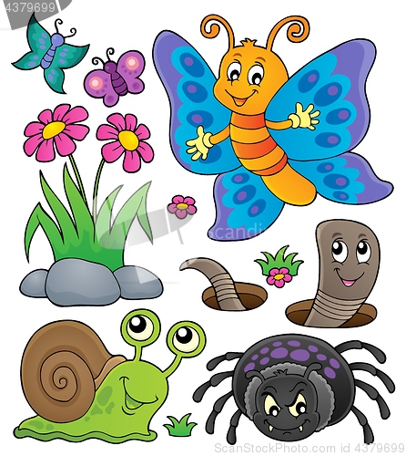 Image of Spring animals and insect theme set 4