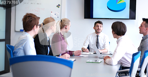 Image of group of business man on meeting