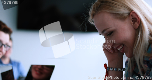 Image of Portrait Of A Young Woman In A Startup Office