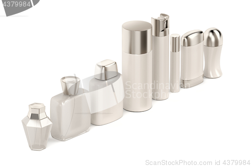 Image of Cosmetic products on white