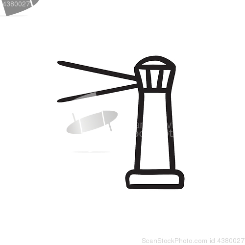 Image of Lighthouse sketch icon.