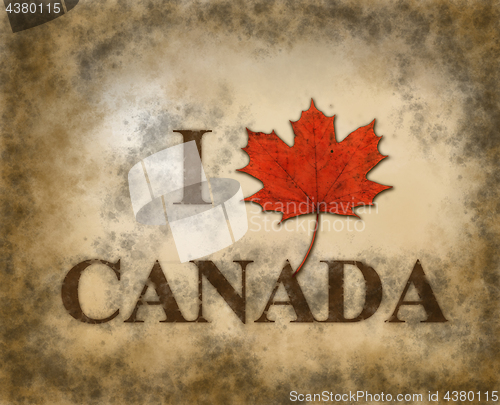 Image of i love canada