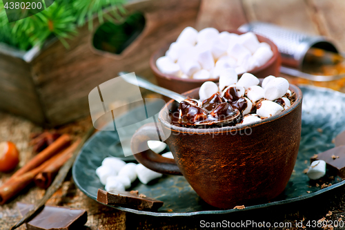 Image of chocolate with marshmallow