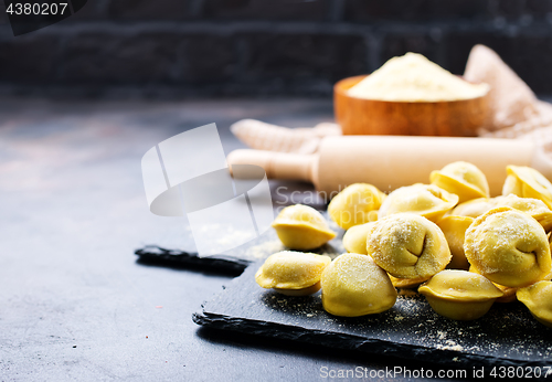 Image of raw dumplings