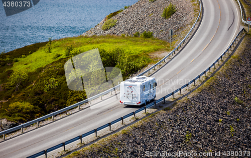 Image of Atlantic Ocean Road Caravan car.