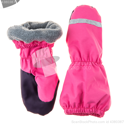 Image of Children\'s autumn-winter mittens