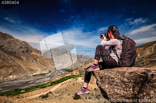 Image of Dhankar Gompa. India. Spiti Valley