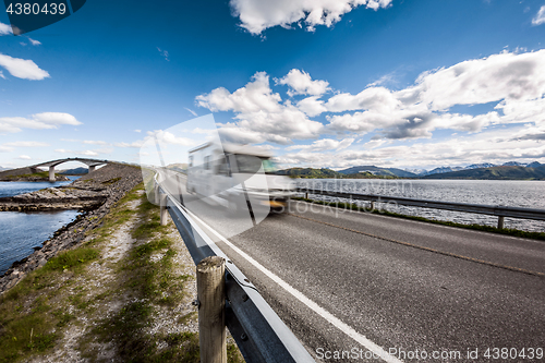 Image of Atlantic Ocean Road Caravan car.