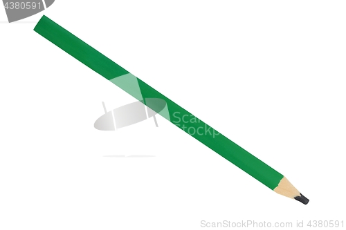 Image of Carpenter pencil on white