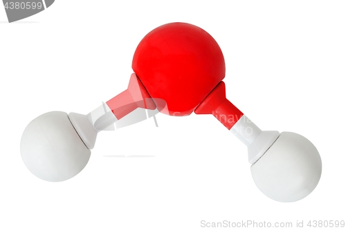 Image of Water  molecule on white