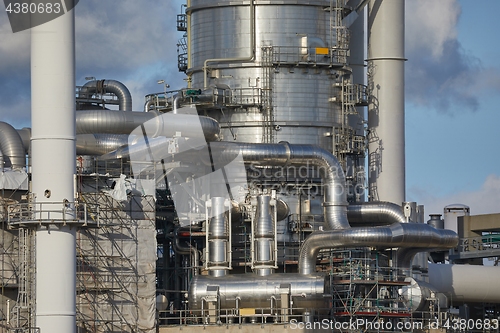 Image of Chemical plant pipes