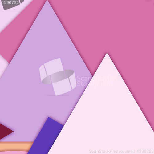 Image of modern layered flat shapes background