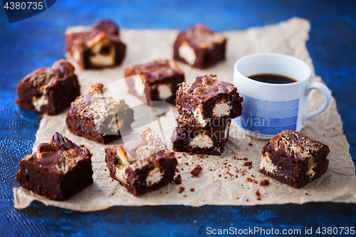 Image of halva brownie with tahini