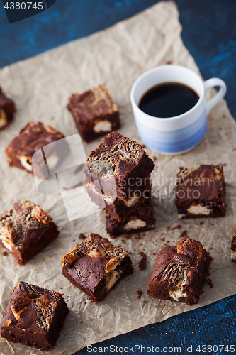 Image of halva brownie with tahini