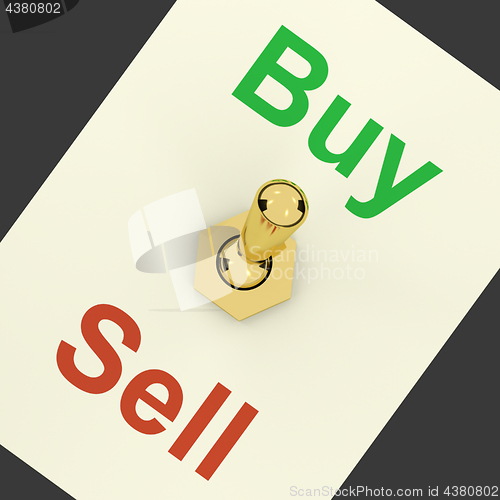 Image of Buy Word Representing Business Trade And Purchasing