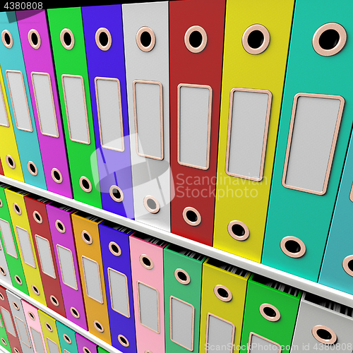 Image of Shelves Of Files For Getting Paperwork Organized