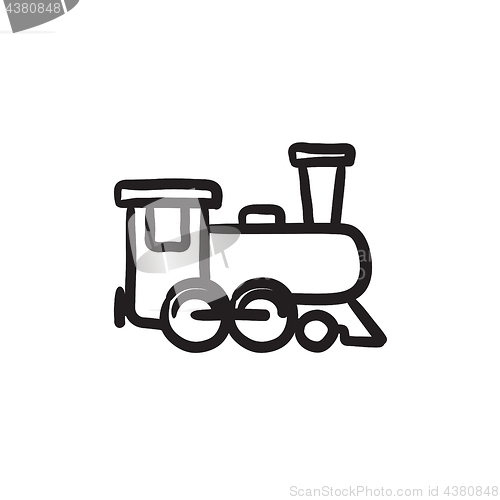 Image of Train sketch icon.