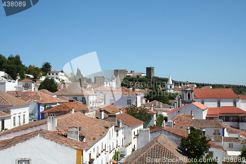 Image of House roof in Obidos
