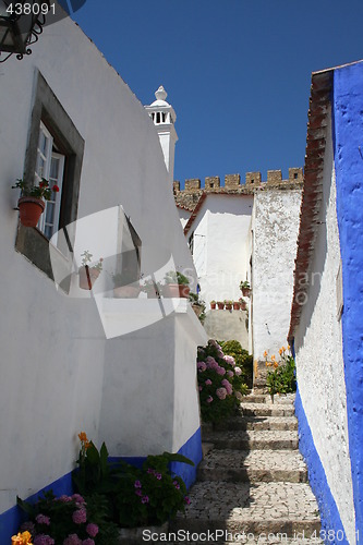 Image of Narrow street of Obidos