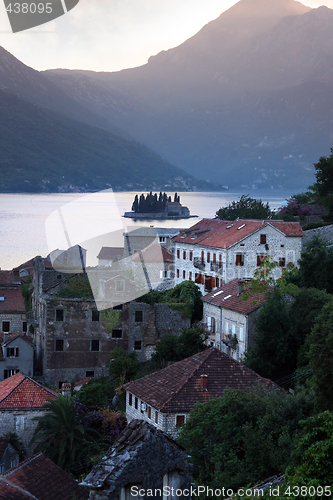 Image of Perast Bay of Kotor Montenegro