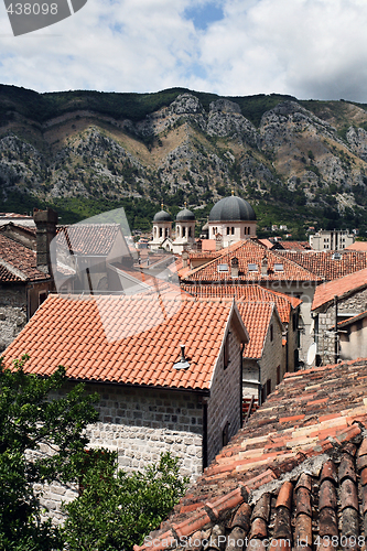 Image of old town of Kotor, Montenegro