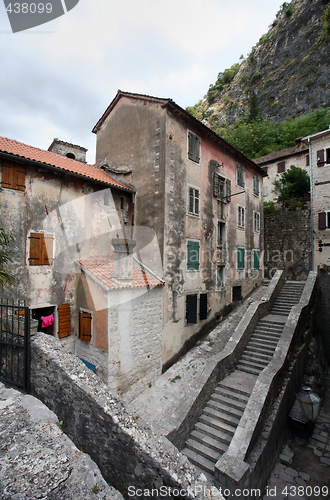 Image of old town of Kotor, Montenegro