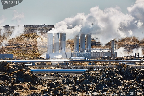 Image of Geothermal power plant