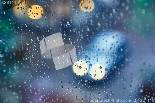 Image of Rainy window surface