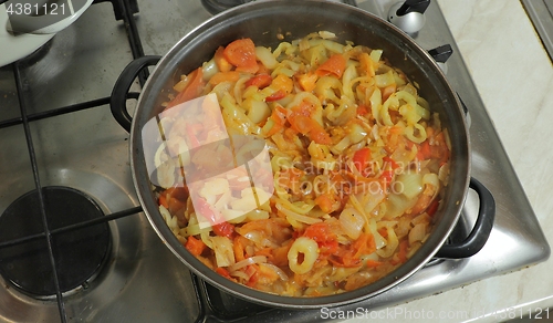 Image of Cooking Vegetable Lecho