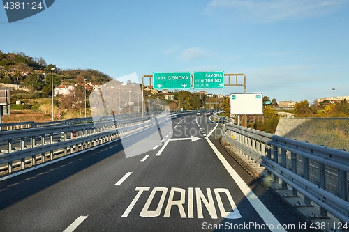 Image of Highway driving in Italy