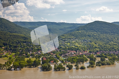 Image of Flood river landscape