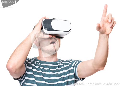 Image of Man with VR glasses