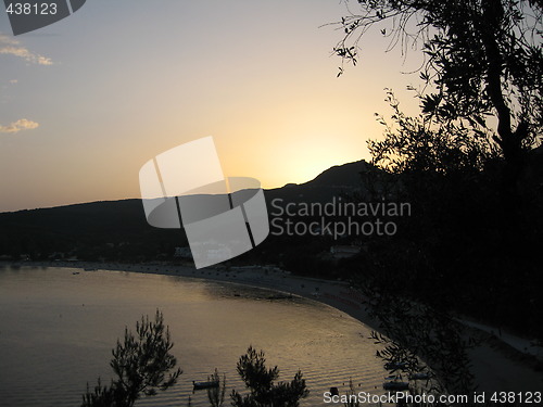 Image of Valtos Beach  at sunset