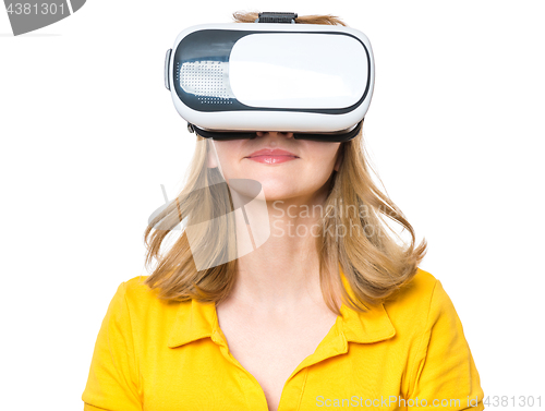 Image of Woman with VR glasses