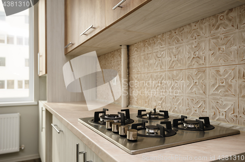 Image of Modern beige kitchen