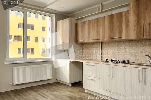 Image of Modern beige kitchen
