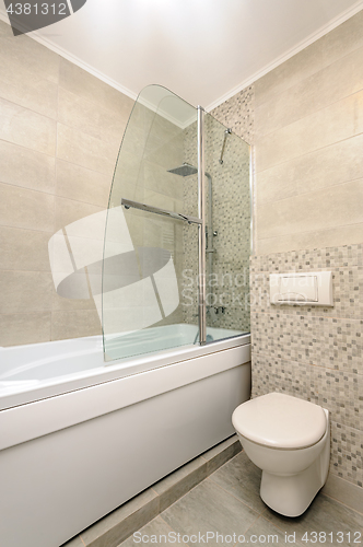 Image of Modern bathroom interior