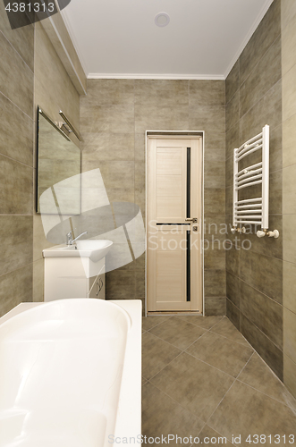 Image of Modern bathroom interior