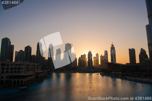 Image of musical fountain in Dubai