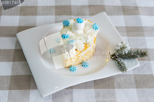 Image of Xmas cookie on table