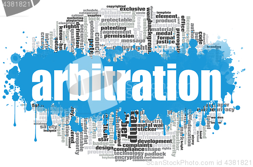 Image of Arbitration word cloud