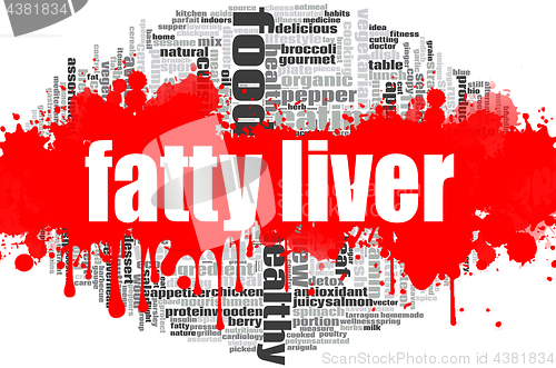 Image of Fatty liver word cloud