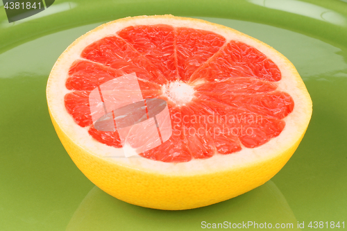 Image of Ruby grapefruit close-up