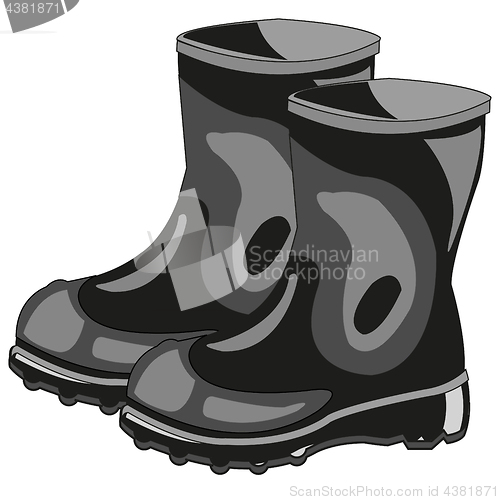 Image of Boots rubber black