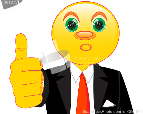 Image of Smiley in suit