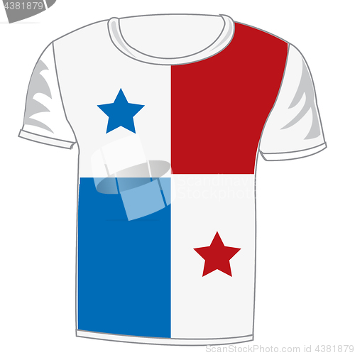 Image of T-shirt flag Panama